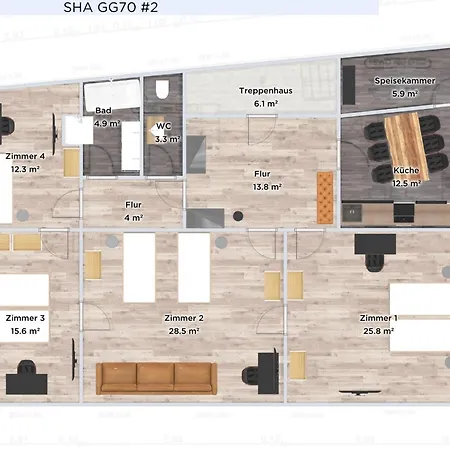 Daire Sali Homes - Altstadt #70
